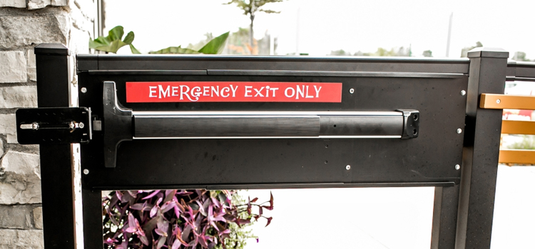 emergency push bar installation in Egypt Lake-Leto